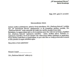 Platforma Records / FF International Movers