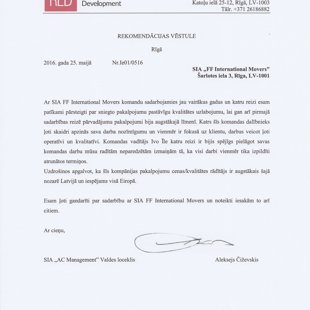 Real Estate Development / FF International Movers