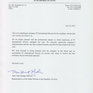 TAIPEI Mission / FF International Movers