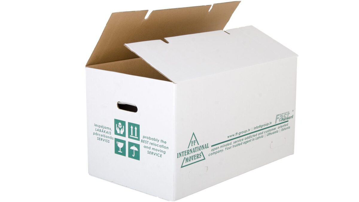 Mantu glabāšana kastēs pārcelšanās laikā — FF International Movers